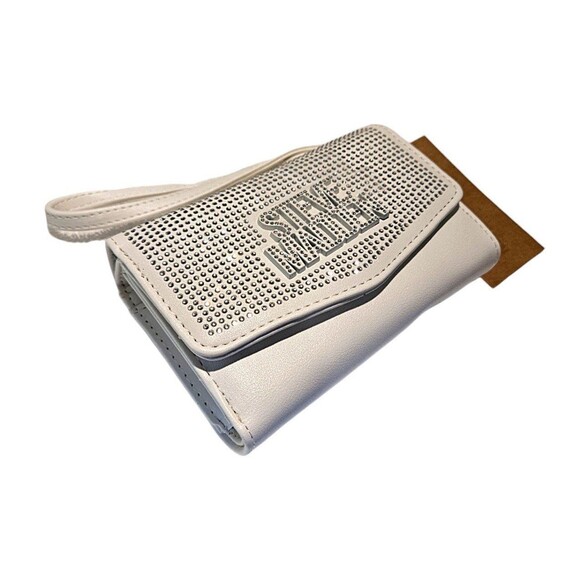 Steve Madden White BBRETT Stone Wallet - Picture 2 of 6
